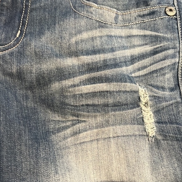 Guess Mid Rise Denim Jean Shorts Sz 27 - Picture 4 of 11